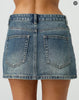 Washed Denim Skirt Women Simple All-match Girl Mini Skirts Temperament Commuting Style Female Clothing