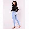 Sexy Jeans Women Denim Skinny Pants High Waist Stretch Lady Jeans Push Up Leggings Slim Pockets Button Pencil Jeans Women Pants