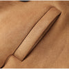 Elegant Hooded Plush Short Coat Women Retro Chic Suede Single Breasted Jackets Coats Female Winter Casual Street Outwear