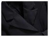 Women Spring Women Clothing Suit Skirt Jacket Belt Waist Slim Suit Women Blazer Long Coat Black Blazers