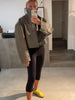 Elegant Stand Collar Pu Leather Jacket Women Full Sleeve Zippers Lady Short Jackets Autumn Chic Female Streetwear