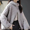 Autumn Winter Jacket Women Lightweight Hooded Down Cotton Overcoat Female Loose Casual Warm Parkas Outerwear