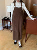 Chic Japan Mori Girls Feminine Vestidos Women Flower Embroidery Elegant Retro Cute Vintage Cotton Corduroy Pockets Shirt Dress