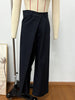 Chic Women's Double Breasted Blazer Top Contrast Stchiting Loose Fit Formal Casual Outerwear Suit Jacket Outfit