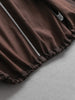Solid-color Loose Elegant Turn-down Collar Double-breasted Mid-length Trench for Women Autumn Jackets