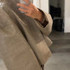 Casual Pu Leather Women's Jacket Chic Solid Long Sleeve Stand Collar Female Outwear Autumn Winter Street Short Lady Jacket