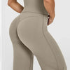 Yoga Wide-Leg Pants for Women High Waist Stretchy Running Gym Pilates Leggings Solid Color Loose Sports Leggings