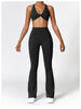 High Waist Flare Leggings Yoga Pants Women Wide Leg Pants Women Gym Workout Fitness Sports Flared Pants Latin Dance Trousers