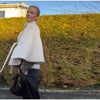 Women's Poncho Coats Vintage Stand Collar Belt Button Lace Up Full Sleeve Overcoat Female Autumn Lady Streetwears