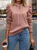 Autumn Gothic Style Casual Long-Sleeved Hooded Short Sweater Jacket Women Zipper Sports Hoodies Y2K Sweatshirt