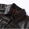 Y2K Punk Embossed Leather Coat Pants Set Women's Chic Lapel Cropped Jacket Matching High Waist Pant Streetwear Lady Outfit