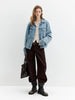 Fall Women's Mid-Rise Vintage Lyocell Slim Straight Leg Jeans - Chic Classic Comfortable Denim for Everyday Wear