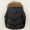 Puffer Coat Women Knit Sleeve Real Fur Coat Winter Large Real Raccoon Fur White Duck Down Jacket Oversized Feather Parka
