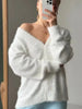 Women Knitted Thick Cashmere Wool Cardigan Chic V Neck Single Breasted Long Sleeve Sweater Fall Winter Coat Outwear
