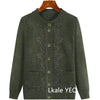 Middle Aged Mother Autumn Winter Retro Style Temperament Women Knitted Cardigan Sweater Jacket Elegant Loose Ladies Top