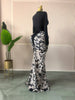 Women Print Patchwork Stacked Ruched Long Sleeve Bodycon Midi Maxi Long Dress Birthday Vacation Sexy Party Dresses