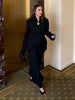 Women's Coats Mermaid Hem Single Breasted Suit Jacket Street Female Long Sleeve Waist Cinching Spring Blazer Lady Outerwears