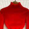 Elegant Turtleneck Long Sleeve Knit Soft Tight Pencil Dress with Belt Slim Warm Sweater Vestido Sexy Women Winter Robe