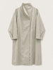 Women Autumn Long Trench Coat Chic Stand Collar Button Batwing Sleeve Oversize Jacket High Street Windproof Loose Outfit