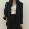 Elegant Office Lady Business Suit Set Blazers Spring Women's Clothing Suit Jacket Casual Pants Set Wide Leg Suit Pants