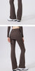 Fake Two High Waisted Slightly Flared Pants with Hip Covering Skirt for Women's Running, Dance Training, Pilates Sports Pants