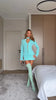 Solid Lapel Single Breasted Breasted Set Women Hollow Out Blazer Wrap Hip Mini Skirts Suit Lady Street Outfit
