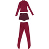 Mesh Patchwork 3 Piece Set Woman O-Neck Full Sleeve Tops+Shorts+Thin Leggings Tight Stretch Midnight Hipster Clubwear