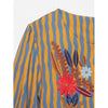 Women's Jackets Coats Autumn Striped Floral Embroidery Jacket Women Coats Vintage Female Outerwear Chic Tops