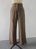 Women's High Waist Wide Leg Pants Elegant Tailored Straight Trousers Office Work Pants Casual Bottoms Comfy Dress Pants