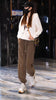 Winter Thickened and Padded Corduroy Pants Women Women's Loose Bunched Feet Harlan Pants Sweatpants Women