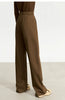 Minimalism Casual Pants for Women Autumn Wide Leg Loose Vertical Elastic Waist Drawstring Sporty Trousers 12343338
