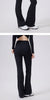 Fake Two High Waisted Slightly Flared Pants with Hip Covering Skirt for Women's Running, Dance Training, Pilates Sports Pants