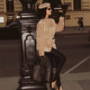 Vintage Oversized Suede Leather Jacket Women Shoulder Pad Full Sleeve One Button Coat autumn Lady Chic Bomber Streetwear
