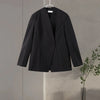 Elegant Solid Blazer Skirt Set Women Long Sleeve Button V-neck Blazer Lace See Through Long Skirts Spring Party Lady Suit