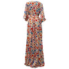 Long Dress Women Dresses A Line Vestidos Y2k Streetwear V Neck Full Sleeve Print Dot Elegant Party Night Work High Waist