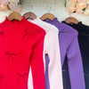 Chic Sexy Wrap Hips Knitted Mini Dress Y2K Aesthetic 3D Bows Bodycon Party Dress Streetwear Lady Dress