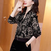Leisure Golden Velvet Coat Women's Spring Autumn Korean Loose Zipper Jacket Large Size Baseball Outwear Jacket 5XL