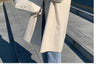 Spring Autumn Women Loose Fit Lined Outerwear Female Hooded Windbreaker Jacket Ladies Long Sleeves Trench Coat