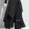 Style Extra Layers Design Woman Pants Black Loose All-match Wide Legs Pants Casual Streetwear Hurajuku Trousers Ladies