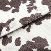 Women Cow Print Tassel Short Coat Casual Long Sleeve Lapel V-neck Single Breasted Jacket Lady Spring Autumn Outwear