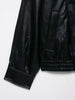 Winter Women Faux Leather Loose Jacket High Street Stand Collar Long Sleeve Coat Zipper Thicken Outwear