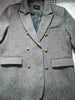 Word Pattern Blazer Coat Women 2025New Spring Autumn Winter High-Quality Suit Jacket Outwear Temperament Overwear Ladies