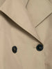 autumn product women's classic double-breaked lapel simple short trench coat casual coat