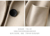 Women's Coat Pure Wool Plaids and Tweedst Camel Women's Coat Elegant Trench Coat