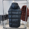 пуховик женский зимний Warm Winter Women Coat Long Jacket Korea Oversized Loose Hooded Coats Female Casual Long Overcoat 다운패딩