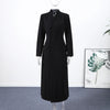 Elegant Shawl Collar Lace Up Long Woolen Coat Women Full Sleeve Belt Lapel Thick Overcoat Autumn Winter Lady Chic Outwear