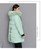 Parkas Women Winter Jacket Coat Hooded Fur Collar Outwear Female Parka Thick Cotton Padded Female Overcoat
