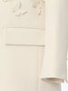 Women Apricot Butterfly Big Size Elegant Blazer Lapel Long Sleeve Jacket Tide Spring Autumn 1DH5934