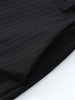 Women Black Sequin Embroidery Blazer Long Pants Set Full Sleeve Lapel Coat Wide-leg Trousers Sets Lady Spring Daily Outfits