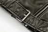 2025New Coal graysty le Women's washed leather jacket with belt, short coat with downgraded zipper and vintage lapel jacket